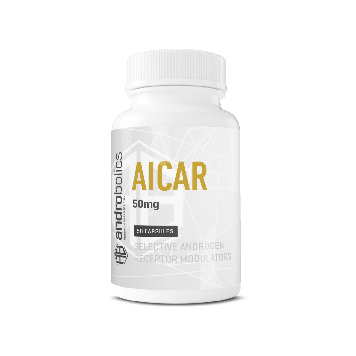 Bottle of AICAR with 50 capsules of 50mg