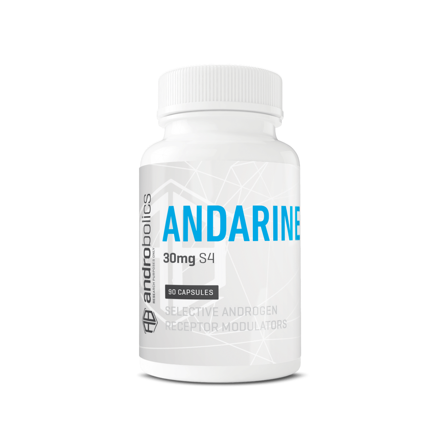Androbolics Andarine S4 - 90 Capsules of 30mg for Improved Muscle Mass and Strength