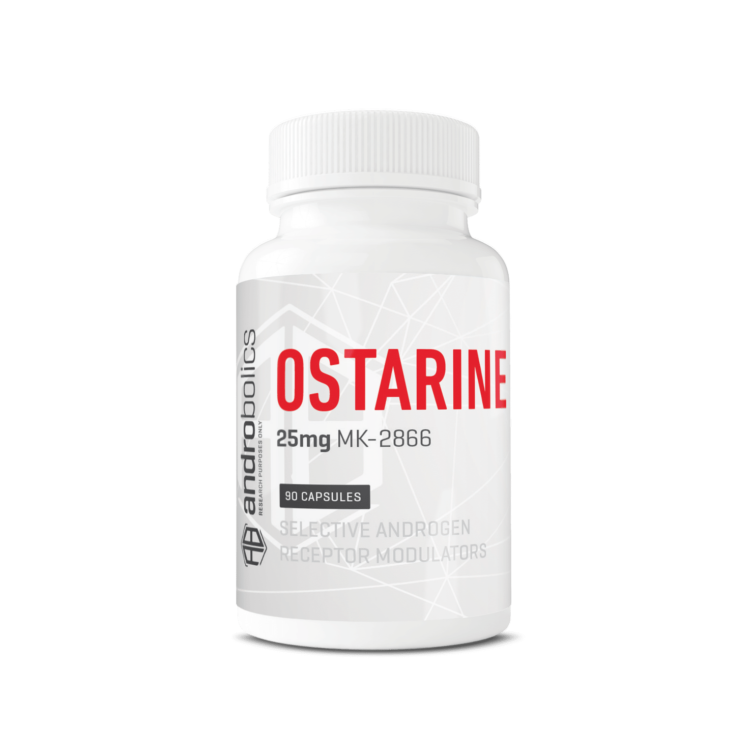 Ostarine MK-2866 - 90 Capsules of 25mg for Improved Muscle Mass and Strength