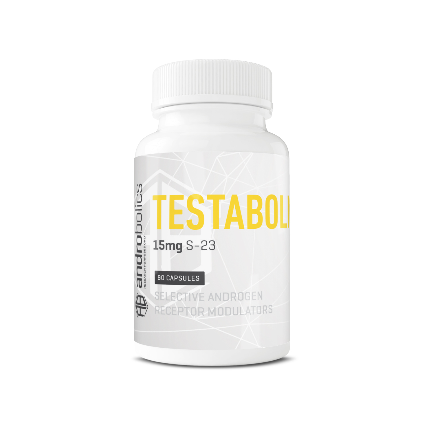 S23 Canada - Bottle of Testabolic S23 with 90 capsules of 15mg